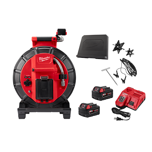 Milwaukee M18 120' Mid-Stiff Pipeline Inspection System